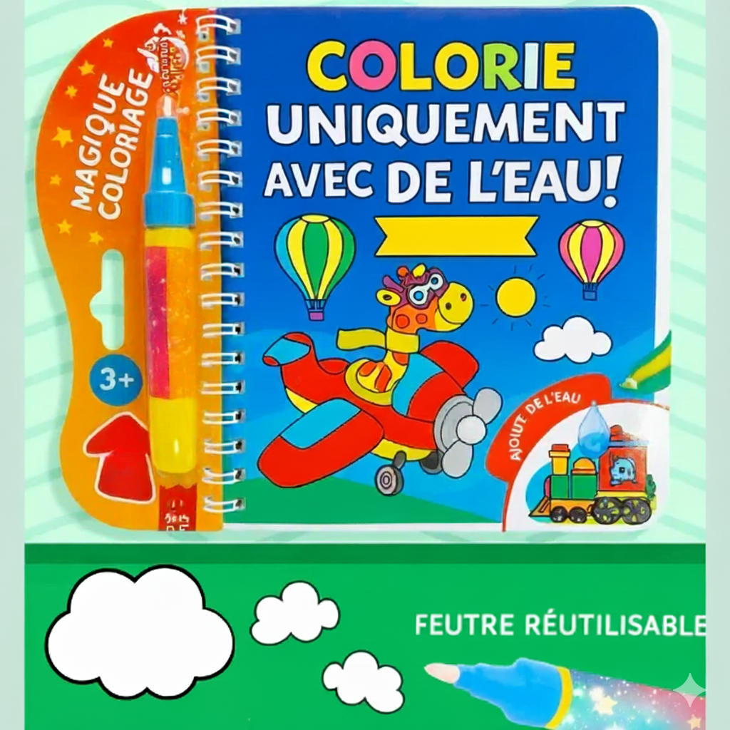 Artheos - Livre de Coloriage à l’eau Magique