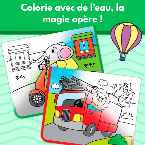 Artheos - Livre de Coloriage à l’eau Magique