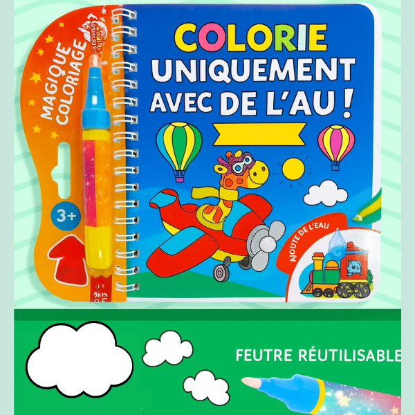 Artheos - Livre de Coloriage à l’eau Magique